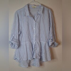 Love Notes button down skirt size XL